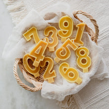  Beeswax Birthday Number Candles - The Botanical Candle Co.