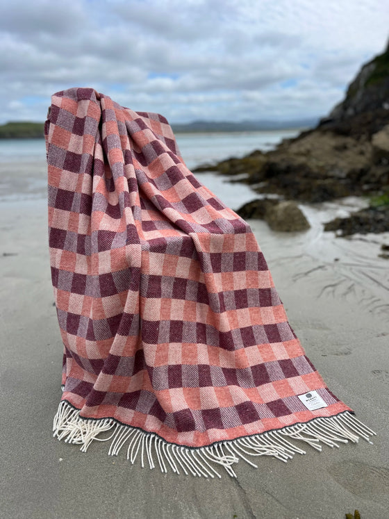 Bell Heather Blanket by McNutt of Donegal