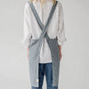 Linen Cross Back Aprons - The Botanical Candle Co.