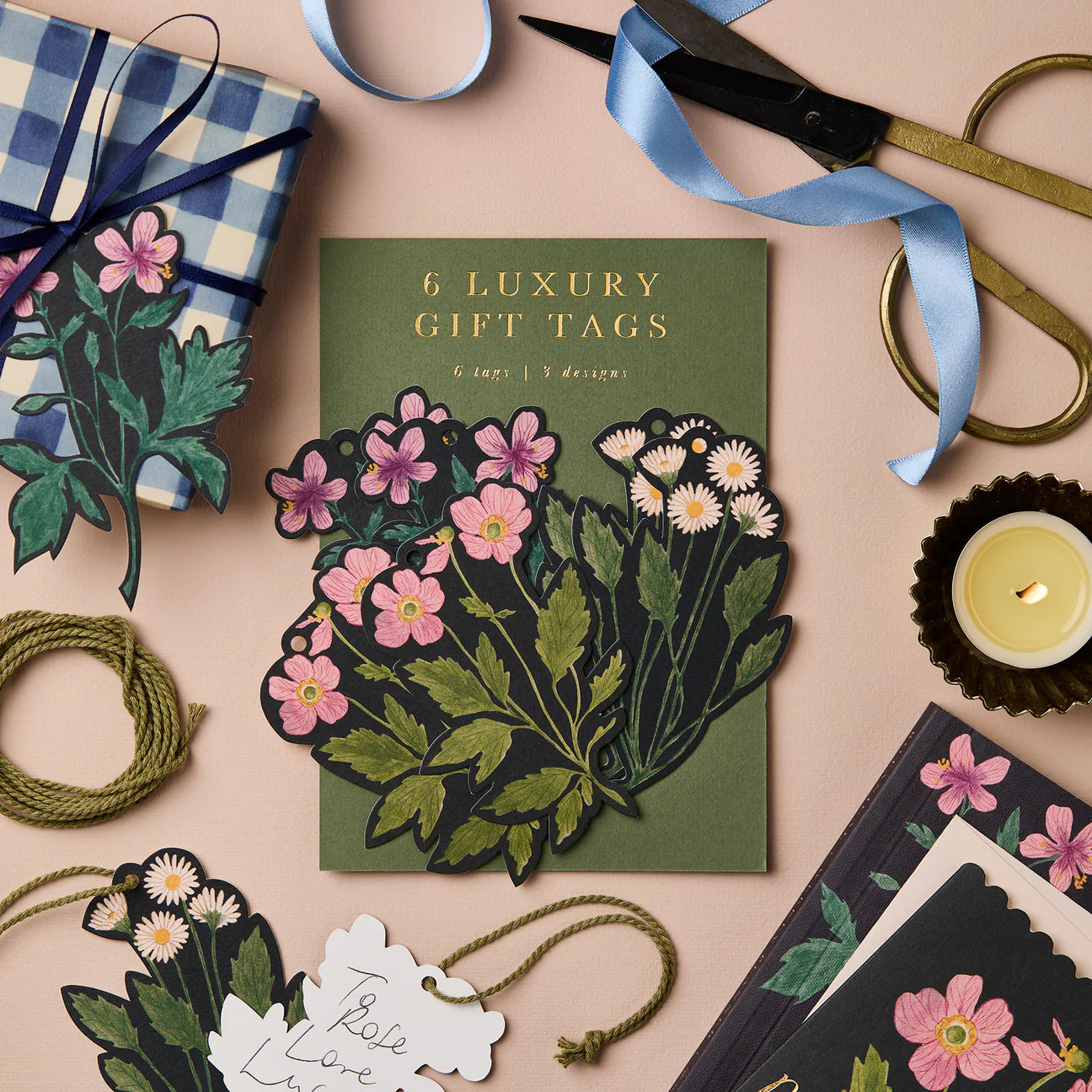 Floral Wanderlust Paper Co. Gift Tags - The Botanical Candle Co.