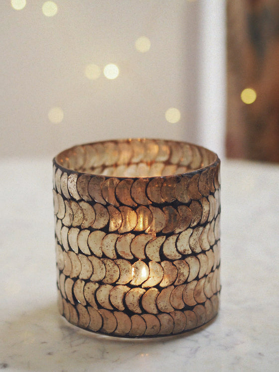 Crescent Moon Candle Holder
