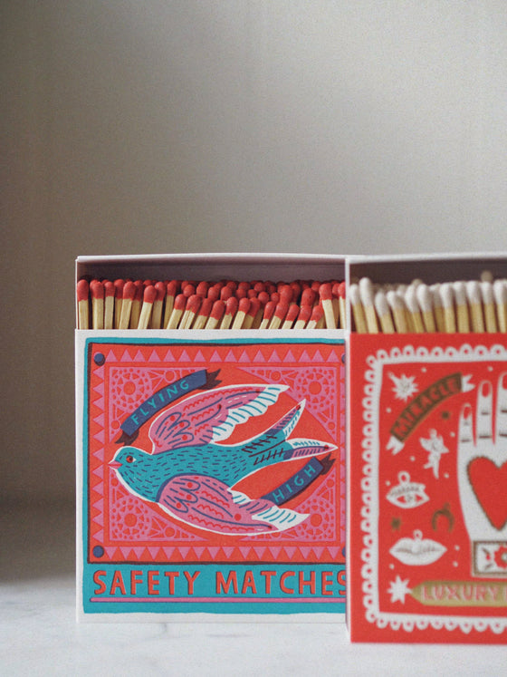 The Printed Peanut Letterpress Matches - The Botanical Candle Co.