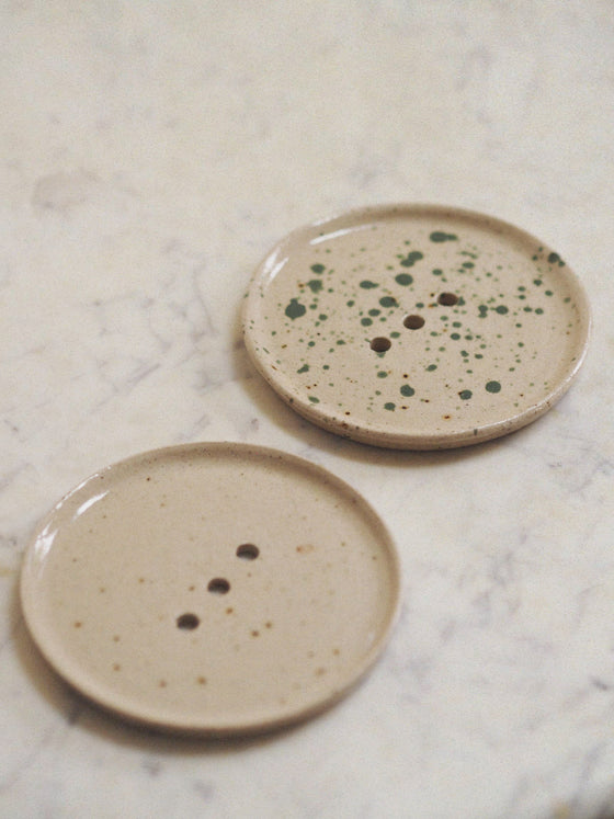 Stoneware Soap Dish - The Botanical Candle Co.