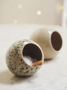  Stoneware Salt Pigs - The Botanical Candle Co.