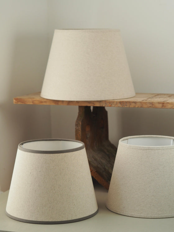 Linen Lampshades - The Botanical Candle Co.