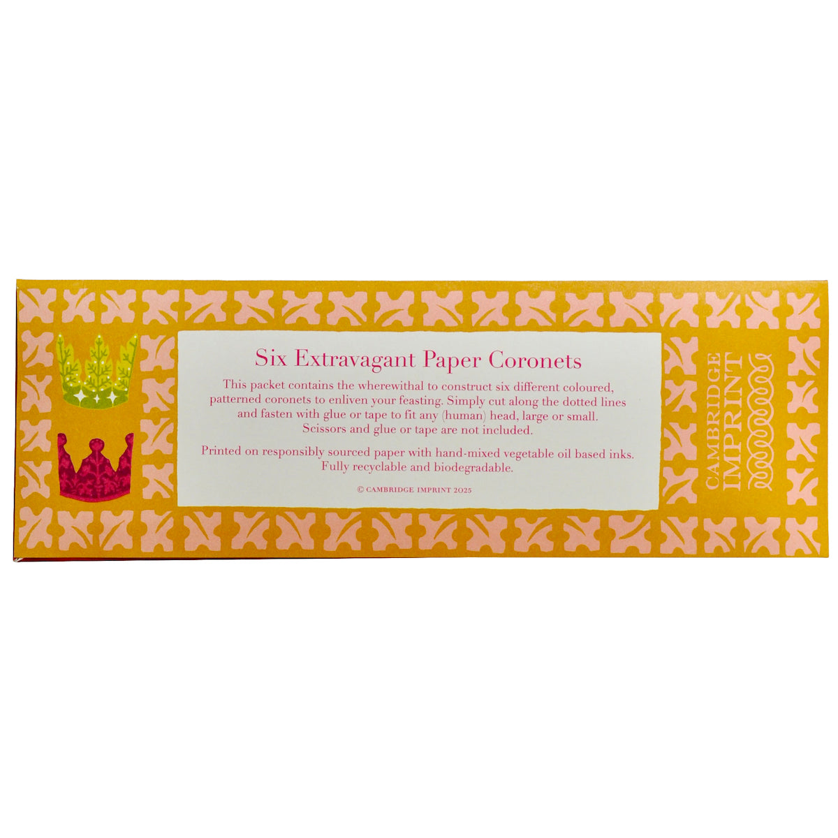 Cambridge Imprint Paper Coronets – The Botanical Candle Co.