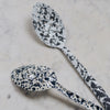 Splatterware Enamel Large Slotted Spoons - The Botanical Candle Co.