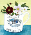 Debbie George's Snowdrop & Season's Greetings Christmas Cards (pack of 6)