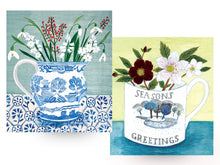  Debbie George's Snowdrop & Season's Greetings Christmas Cards (pack of 6)