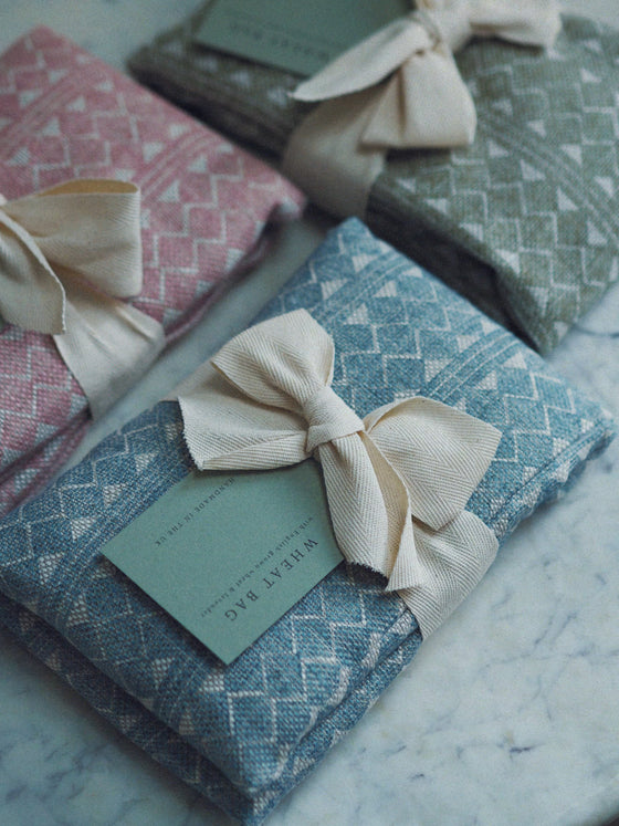 Linen Wheat Bags (Quantock Fabric) - The Botanical Candle Co.