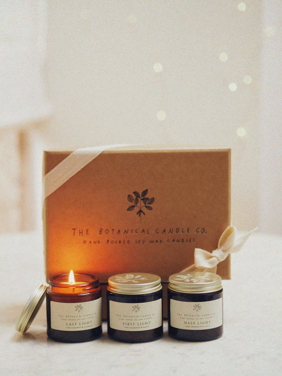 The Winter Light Collection Gift Box - The Botanical Candle Co.