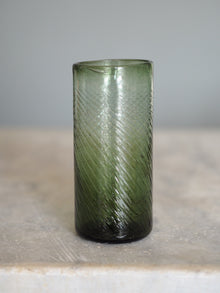  Green Smoke Iced Tea Glass by La Soufflerie - The Botanical Candle Co.