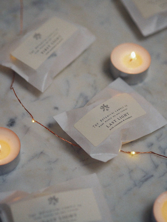 Individual Sample Winter Light Soy Wax Tealights - The Botanical Candle Co.