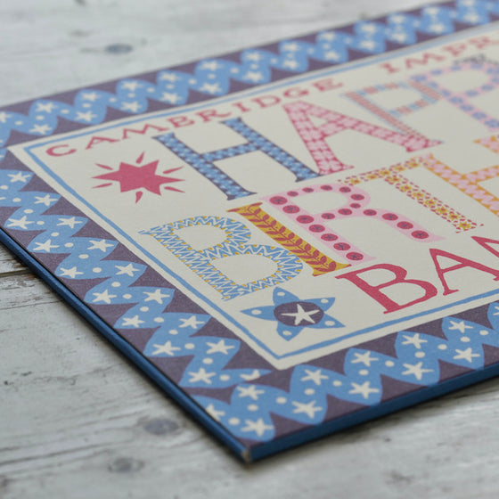 Cambridge Imprint Birthday Banner - The Botanical Candle Co.