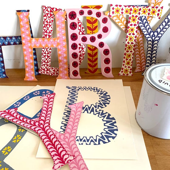 Cambridge Imprint Birthday Banner - The Botanical Candle Co.