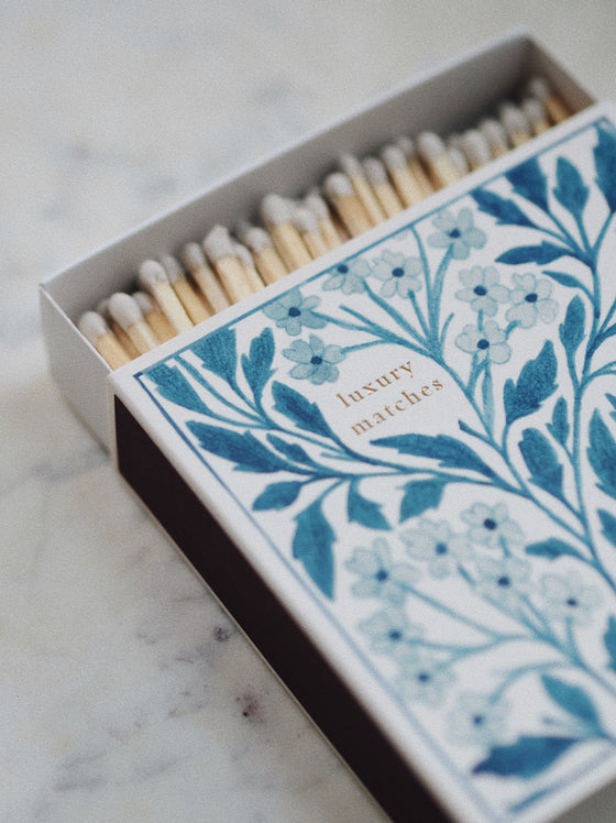 Wanderlust Paper Co. Blue Floral Matches