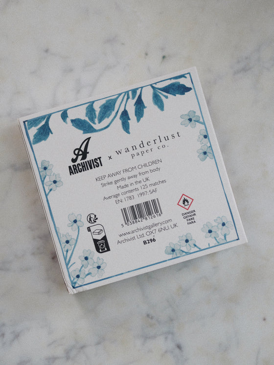 Wanderlust Paper Co. Blue Floral Matches