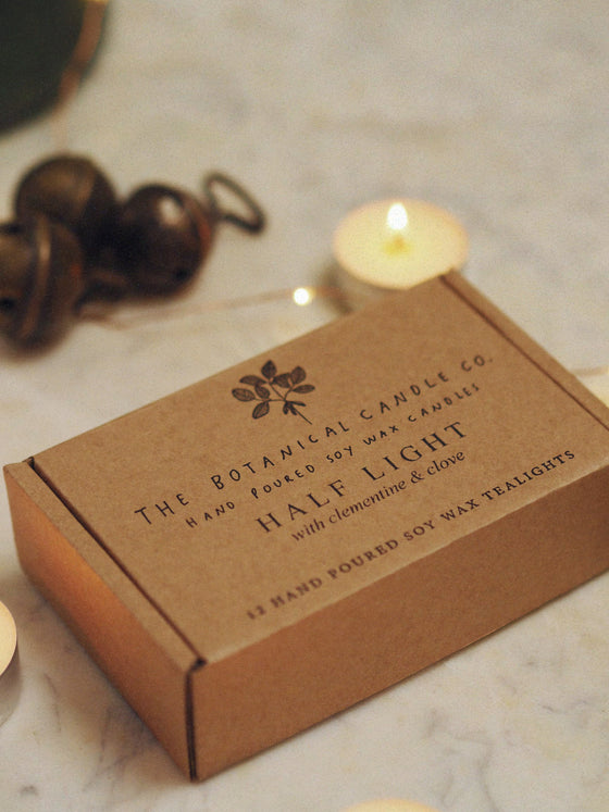 12 Half Light ® Scented Soy Wax Tealights - The Botanical Candle Co.