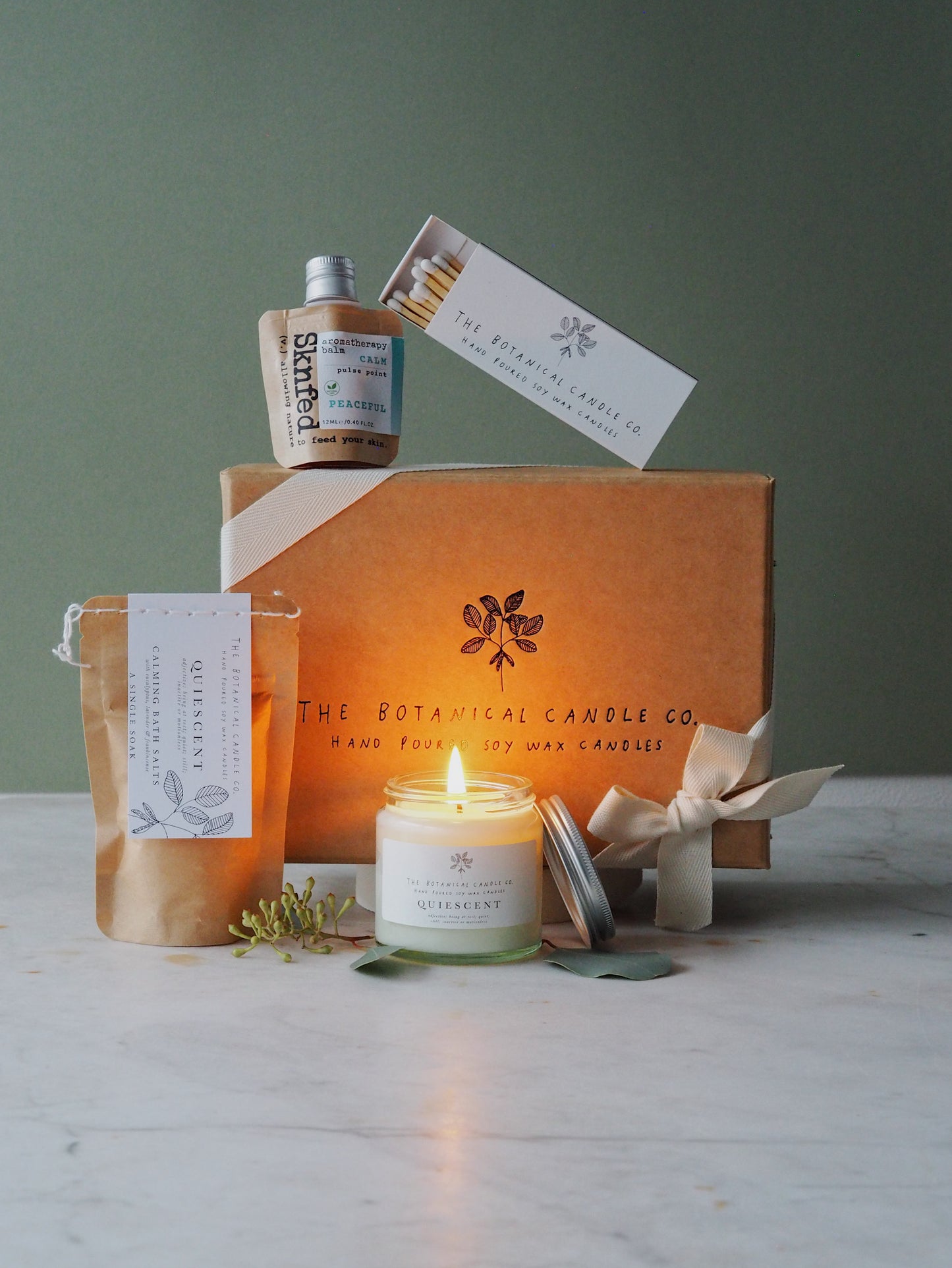 The Gentle Care Gift Box - The Botanical Candle Co.