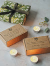 The Songbird Gift Wrapped Duo of Tealights