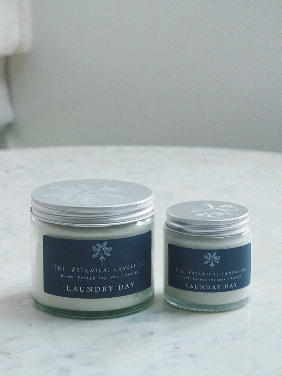 Laundry Day Soy Wax Candle - The Botanical Candle Co.
