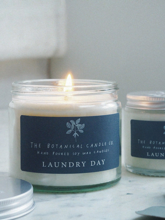 Laundry Day Soy Wax Candle - The Botanical Candle Co.