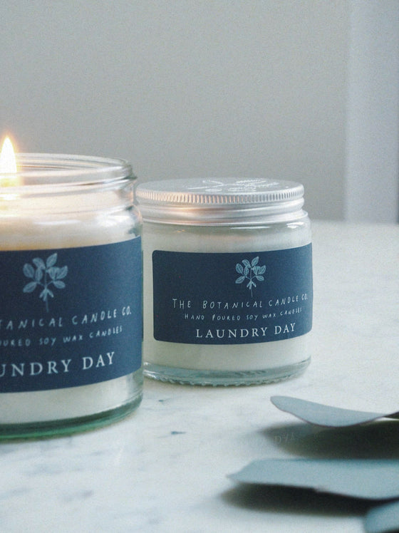 Laundry Day Soy Wax Candle - The Botanical Candle Co.