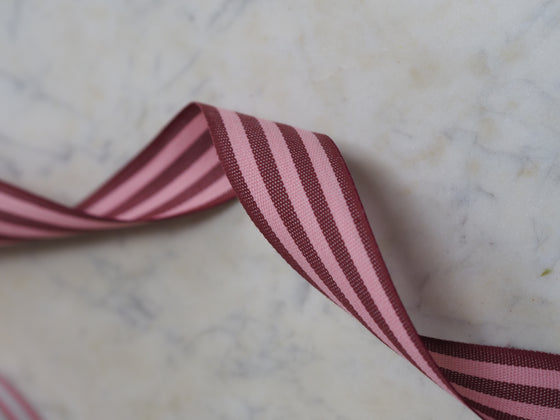 Striped Cotton Ribbon (per metre)