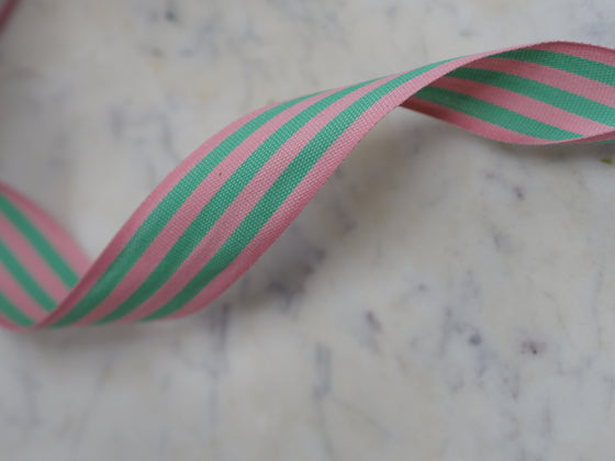 Striped Cotton Ribbon (per metre)