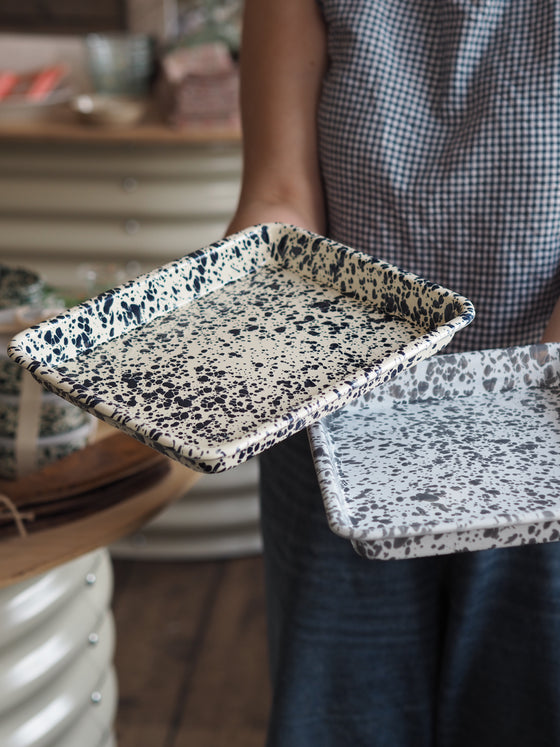 Splatterware Enamel Small Baking Trays