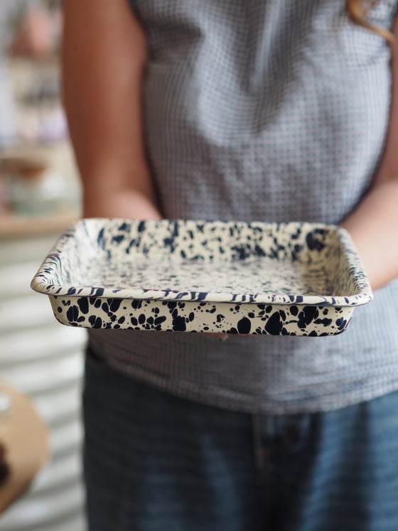 Splatterware Enamel Small Baking Trays