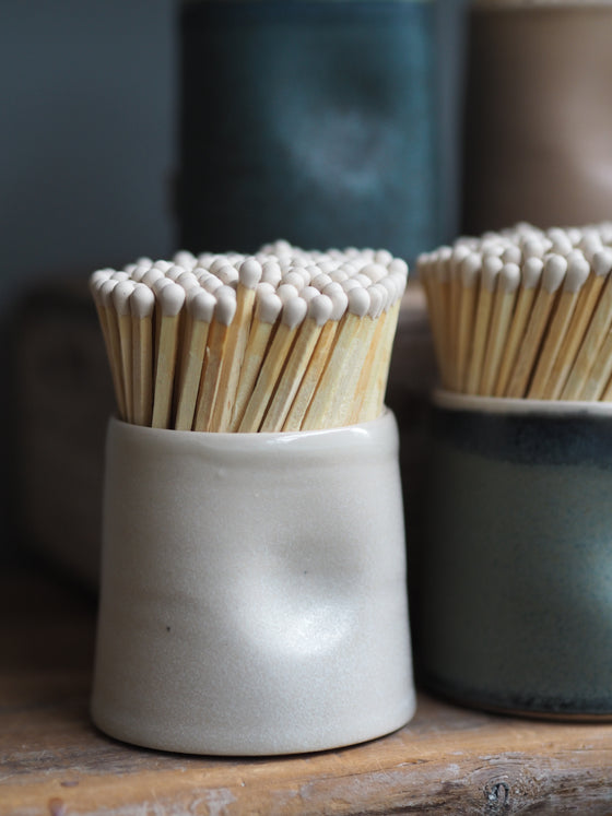 EOT Dimple Match Pots - The Botanical Candle Co.