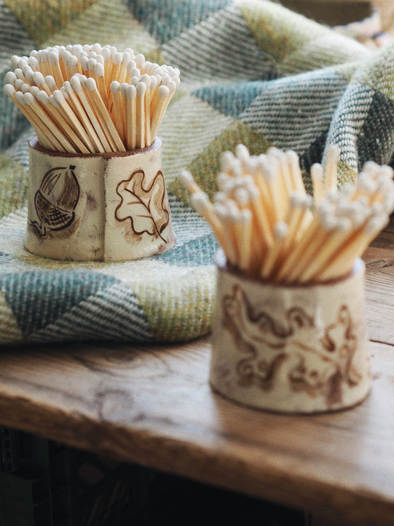 Land & Sea Match Pots by Steven Jenkins