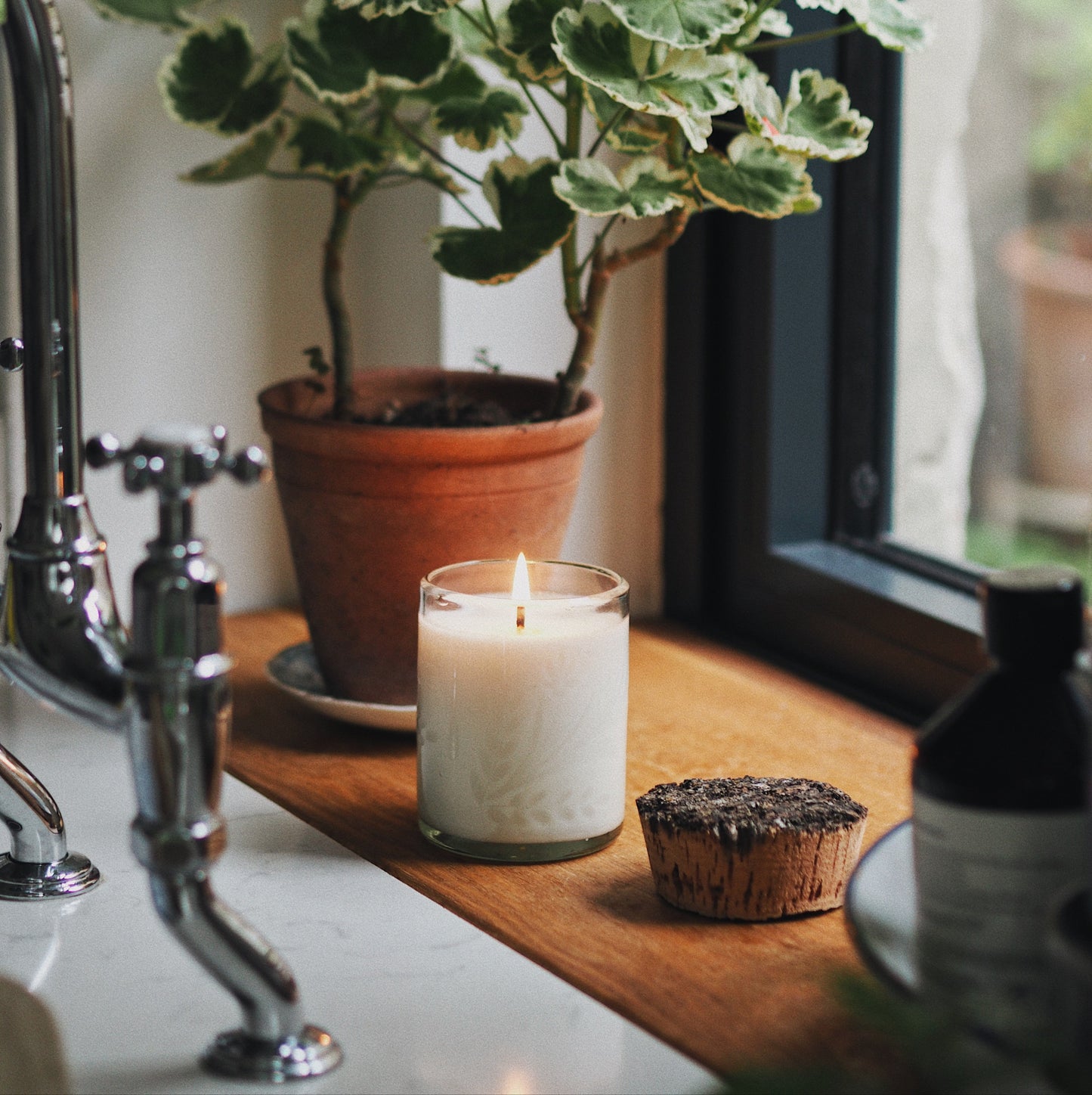 Etched Glass Candles - The Botanical Candle Co.