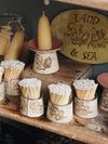 Land & Sea Match Pots by Steven Jenkins