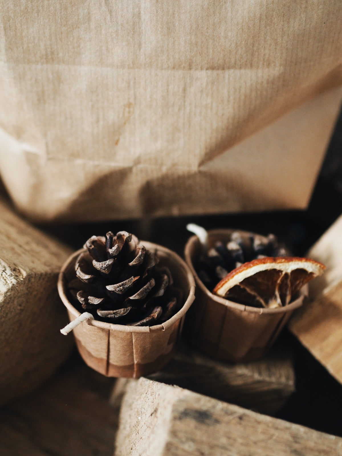Winter Scented Pinecone Fire Lighters - The Botanical Candle Co.