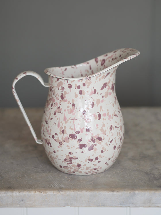 Pink Splatterware Enamel - The Botanical Candle Co.