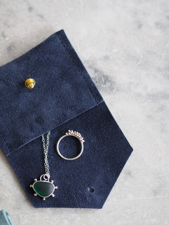 Suede Jewellery Pouches by Studio Lowen