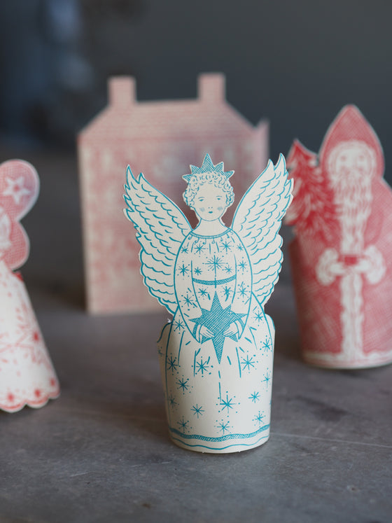 Stand Up Christmas Cards by Elizabeth Harbour (8 pack)