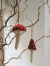 Red & White Mushroom Decorations