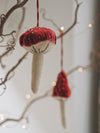 Red & White Mushroom Decorations