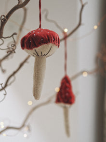  Red & White Mushroom Decorations