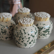  Stoneware Rotund Match Pots - The Botanical Candle Co.