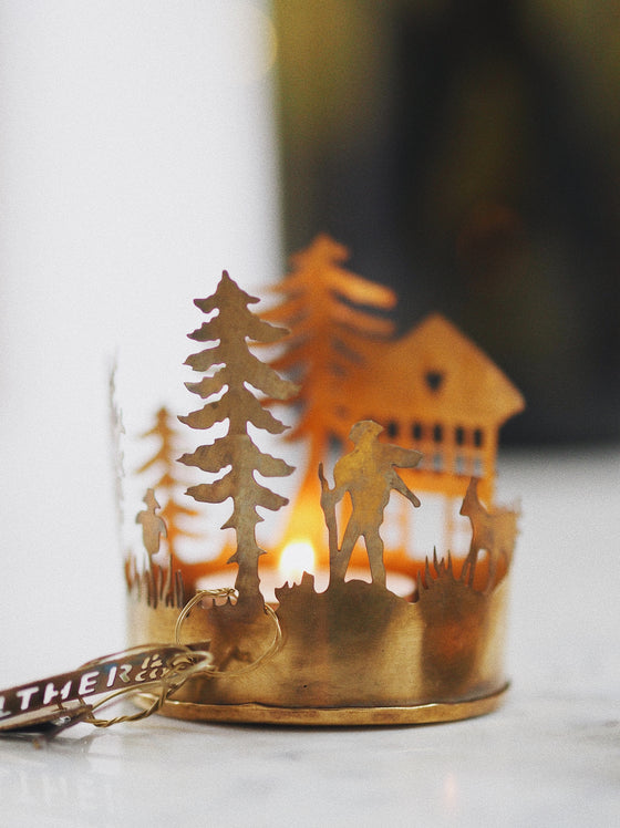 Brass Home & Garden Tealight Holder