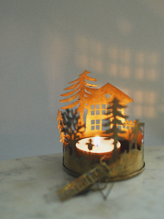 Brass Home & Garden Tealight Holder