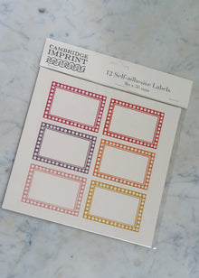  Cambridge Imprint Large Labels (set of 12)