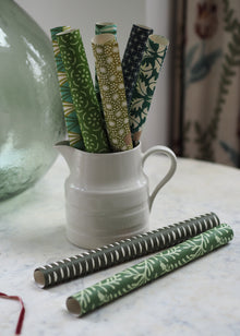  Small Green Wrapping Papers by Cambridge Imprint