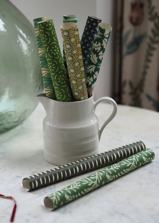 Small Green Wrapping Papers by Cambridge Imprint