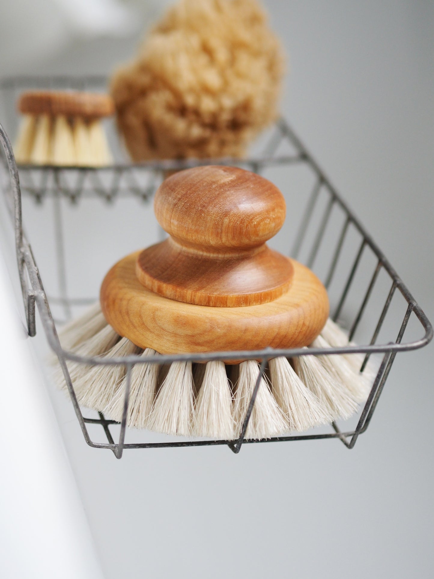 Round Bath Brush - The Botanical Candle Co.