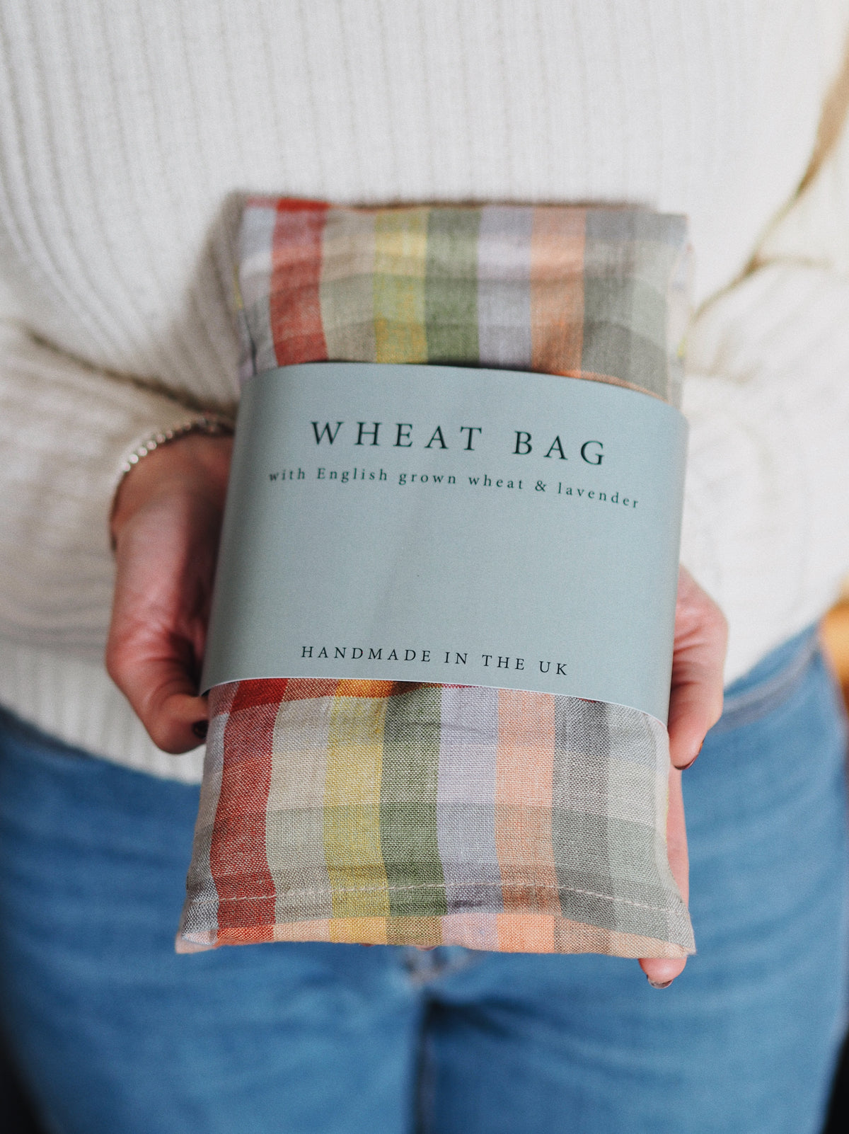 Long Linen Wheat Bags - The Botanical Candle Co.